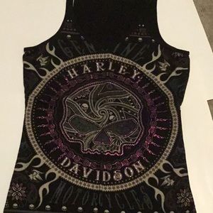 Harley Davidson tshirt tank #94